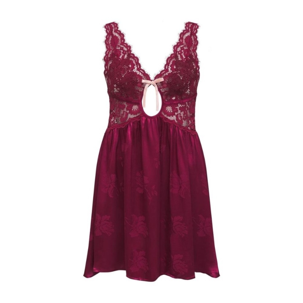 NWOT Noelle Lace Satin Slip Dress - Picture 4 of 7